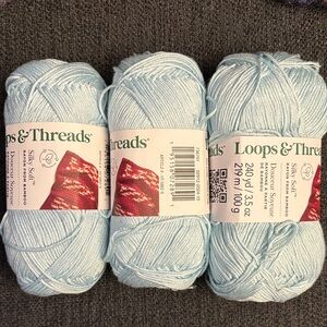 Loops & Threads 100% Bamboo Yarn Fingering Weight